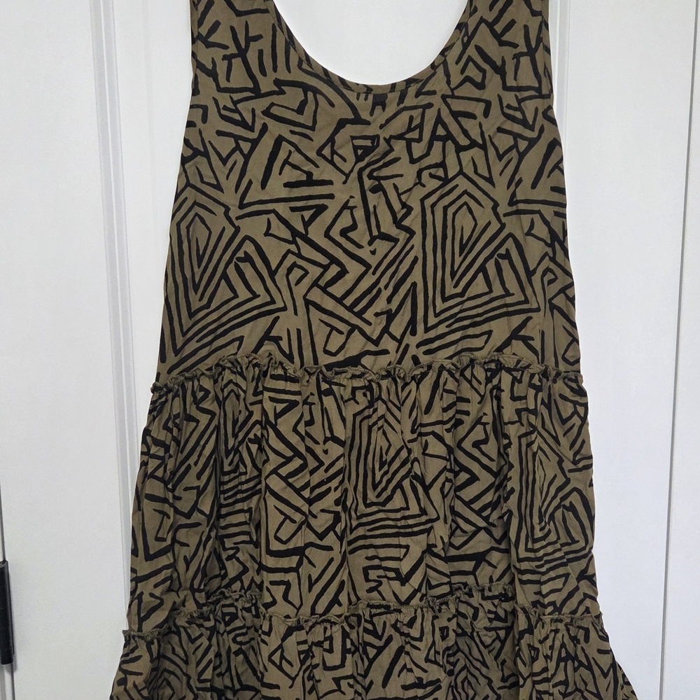 Vans Olive and Black Strappy dress